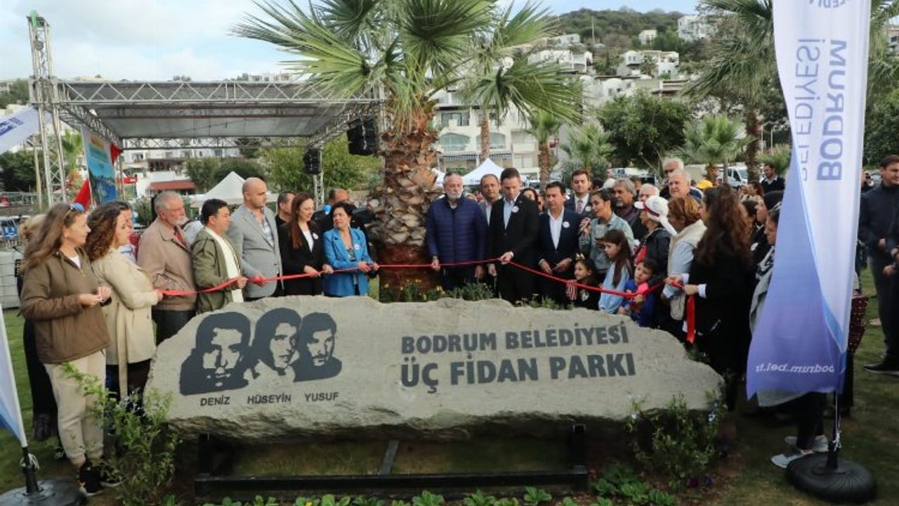 Bodrum'da 'Üç Fidan Parkı' açıldı
