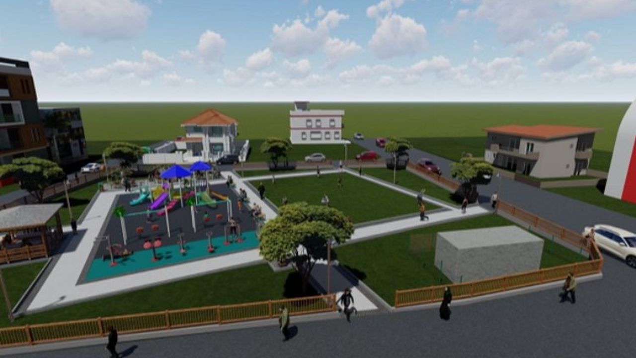İzmit Belediyesi öz kaynaklarıyla yeni park inşa ediyor