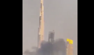 İran, Dubai'de Burj Khalifa binasının yakınlarını vurdu
