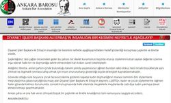 Ankara Barosu Başkanı ve Yönetimi'ne soruşturma izni