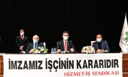 Mamak’ta işçilerin toplu sözleşme sevinci