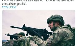 MSB: 5 PKK/YPG'li terörist etkisiz hale getirildi