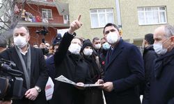 Çevre ve Şehircilik Bakanı Murat Kurum, 21 binanın tahliye edildiği alanda konuştu