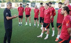 A Milli Takım'ın Avrupa Şampiyonası için sahaya indi
