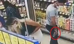 Markette alışveriş yapan kadının gizli fotoğrafını çeken şüpheli aranıyor