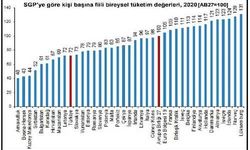 İşte Avrupa ülkeleriyle farkımız: 39 ülke arasında kişi başına bireysel tüketimde sondan 10'ncuyuz