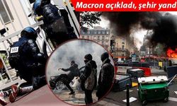 Macron kararları kaos yarattı, sokaklar yangın yerine döndü!