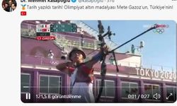 Bakan Kasapoğlu: Mete Gazoz tarih yazdı
