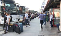 Otogarlar bayram öncesi yoğunlaştı