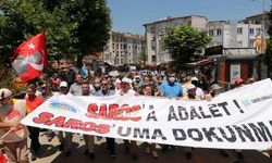 Edirne'de 'Saros'uma dokunma' mitingi
