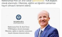 YÖK Başkanlığına Prof. Dr. Erol Özvar atandı