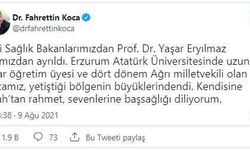 Eski Sağlık Bakanı Yaşar Eryılmaz, hayatını kaybetti