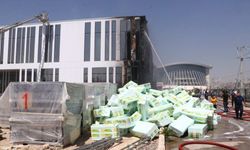 Ankara Yüksek Hızlı Tren garı yakınında yangın