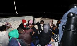 Ayvacık açıklarında 59 kaçak göçmen kurtarıldı