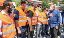 Bakan Çavuşoğlu'dan yangın bölgelerine ziyaret