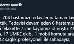Bakan Koca: Antalya ve Muğla'da yangından etkilenen 1154 hastamızı taburcu ettik