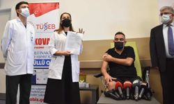 Turkovac aşısının Faz 3 aşamasında ilk dozu Kayseri'de de uygulandı