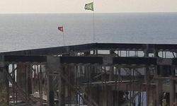 Zonguldak'ta cami inşaatına asılan bayrakla ilgili soruşturma