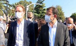 İmamoğlu ile AB Büyükelçisi 'Avrupa Hareketlilik Haftası'nda yürüdü
