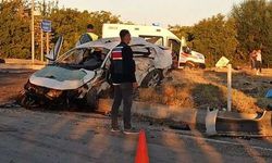 Kırıkkale'de iki otomobil çarpıştı: 6 ölü