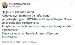 KPSS sonuçları açıklandı
