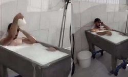Süt kazanında banyoya beraat
