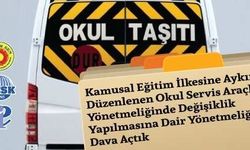 Eğitim-Sen'den okul servis araçları yönetmeliğine dava