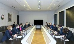 YÖK Başkanı Erol Özvar , Azerbaycan Cumhuriyeti Eğitim Bakanı Emin Amrullayev ile bir araya geldi