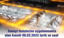 Sanayi tesislerindeki doğalgaz kısıtlaması sonlandırılıyor