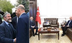 Bakan Nebati, Soylu'yu ziyaret etti; #SeninleyizSoylu paylaşımı yaptı