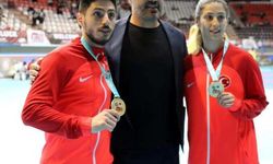 Eda ve Erman Eltemur kardeşler Karate'de Avrupa Şampiyonu oldu
