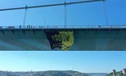 Boğaz köprüsüne MKE Ankaragücü bayrakları asıldı
