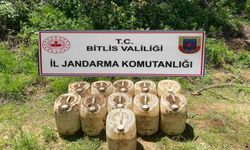 Bitlis'te yapılan operasyonda 430 kg. amonyum nitrat ele geçirildi