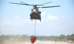 Bakan Soylu'dan yangın söndürme helikopteri paylaşımı