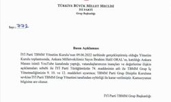 İYİ Parti, İbrahim Halil Oral'ı disiplin kuruluna sevk etti