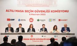 6'lı masa seçim güvenliği raporunu açıkladı