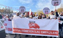 Eczacılar 14 yıl sonra 'Büyük Eczacı Mitingi'nde seslerini yükseltti