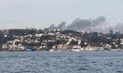 AVM yangını Anadolu Yakası'ndan böyle görüldü
