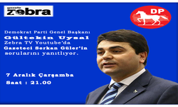 Demokrat Parti Genel Başkanı Uysal Zebra TV'nin konuğu olacak