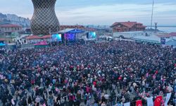 9 mangal standında 2,5 ton hamsi pişirildi