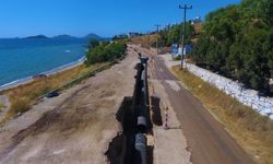 Bodrum’da kanalizasyon hattı çalışmalarının yüzde 93'ü tamamlandı
