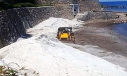 Bodrum'da beyaz kum dökümüne müdahale