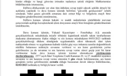 Fenerbahçe taraftarının deplasman yasağına mahkeme kararı