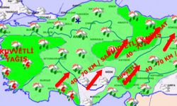 Meteoroloji'den kuvvetli yağış ve fırtına uyarısı