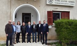 Gazeteciler Cemiyeti yöneticileri Kıbrıslı meslektaşlarıyla buluştu