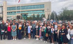 Barolar Atalay için Anayasa Mahkemesi önünde toplandı