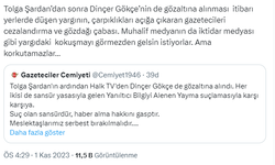 Bildirici: Gazetecileri cezalandırma ve gözdağı çabası