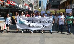 Gazetecilerden maaş protestosu; Geçinemiyoruz haberiniz olsun!