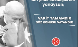 MHP'den yeni "Vakit tamam" paylaşımı