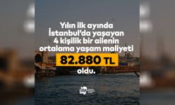 İstanbul’da yaşamanın maliyeti aylık 82 bin 880 TL